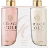 Grace Cole Vanilla Blush & Peony Pampering Hand Care Duo (600 ml)