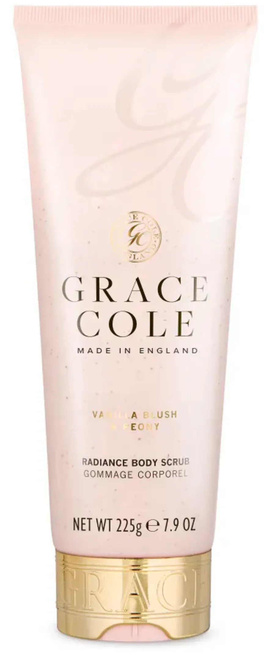 Grace Cole Vanilla Blush & Peony Radiance Body Scrub (225 gr)