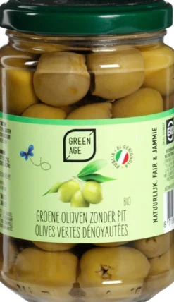 GreenAge Groene-Olijven Zonder Pit (280 gr)