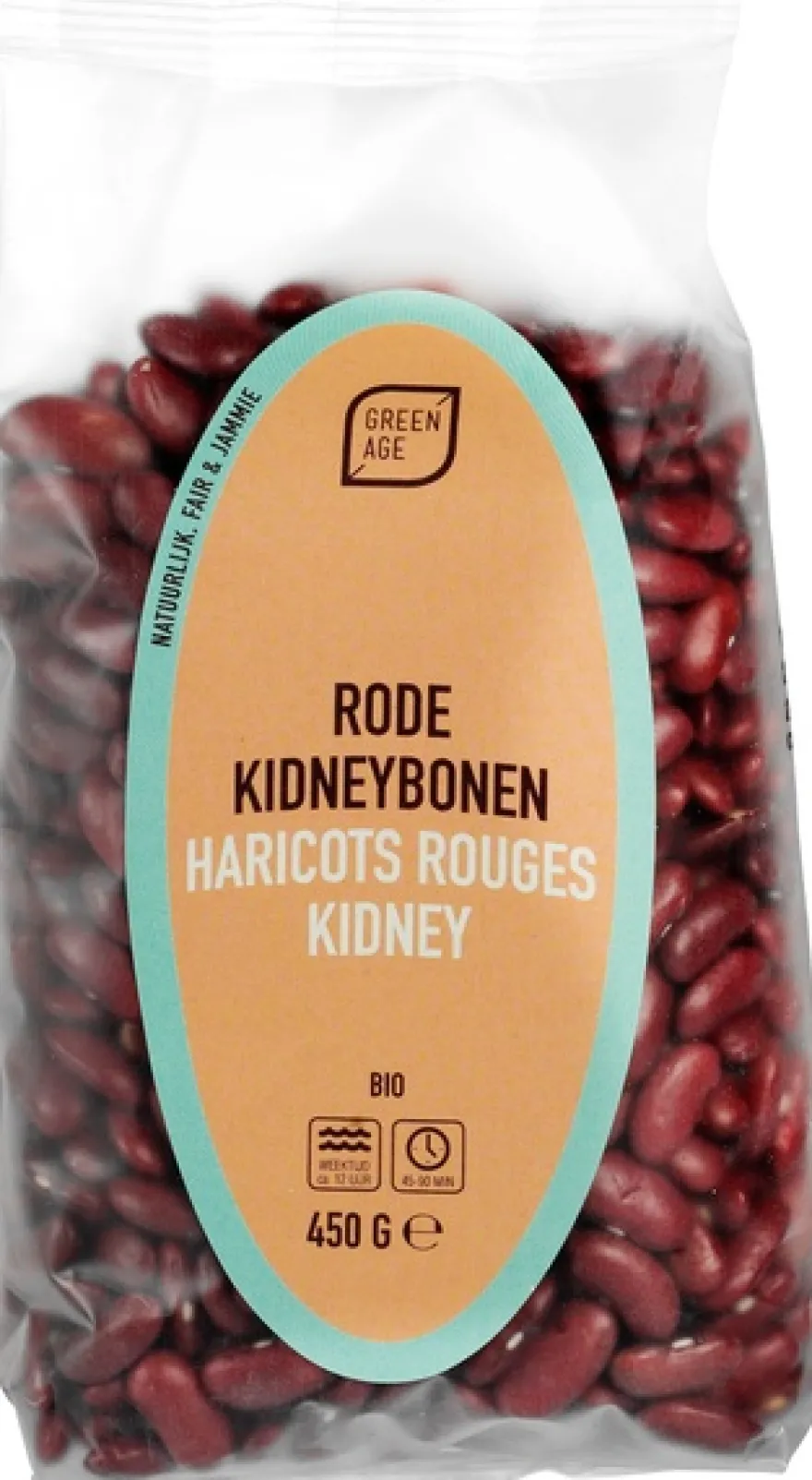 GreenAge Rode-Kidneybonen (450 gr)