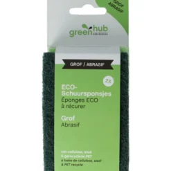 Greenhub Schuursponsjes Grof Eco (2 stuks)