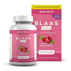 Greenkick D-Mannose cranberry & beredruif (100 capsules)