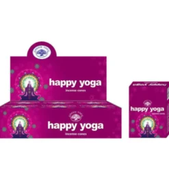 Green Tree Kegelwierook Happy Yoga (10 stuks)
