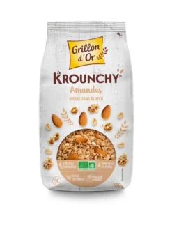 Grillon D’or Krounchy Amandel Haver Bio (500 gr)