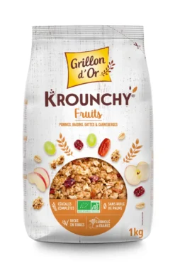Grillon D’or Krounchy met Fruit Bio (1000 gr)
