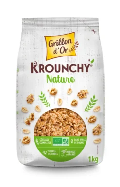 Grillon D’or Krounchy Natuur Familie Bio (1000 gr)
