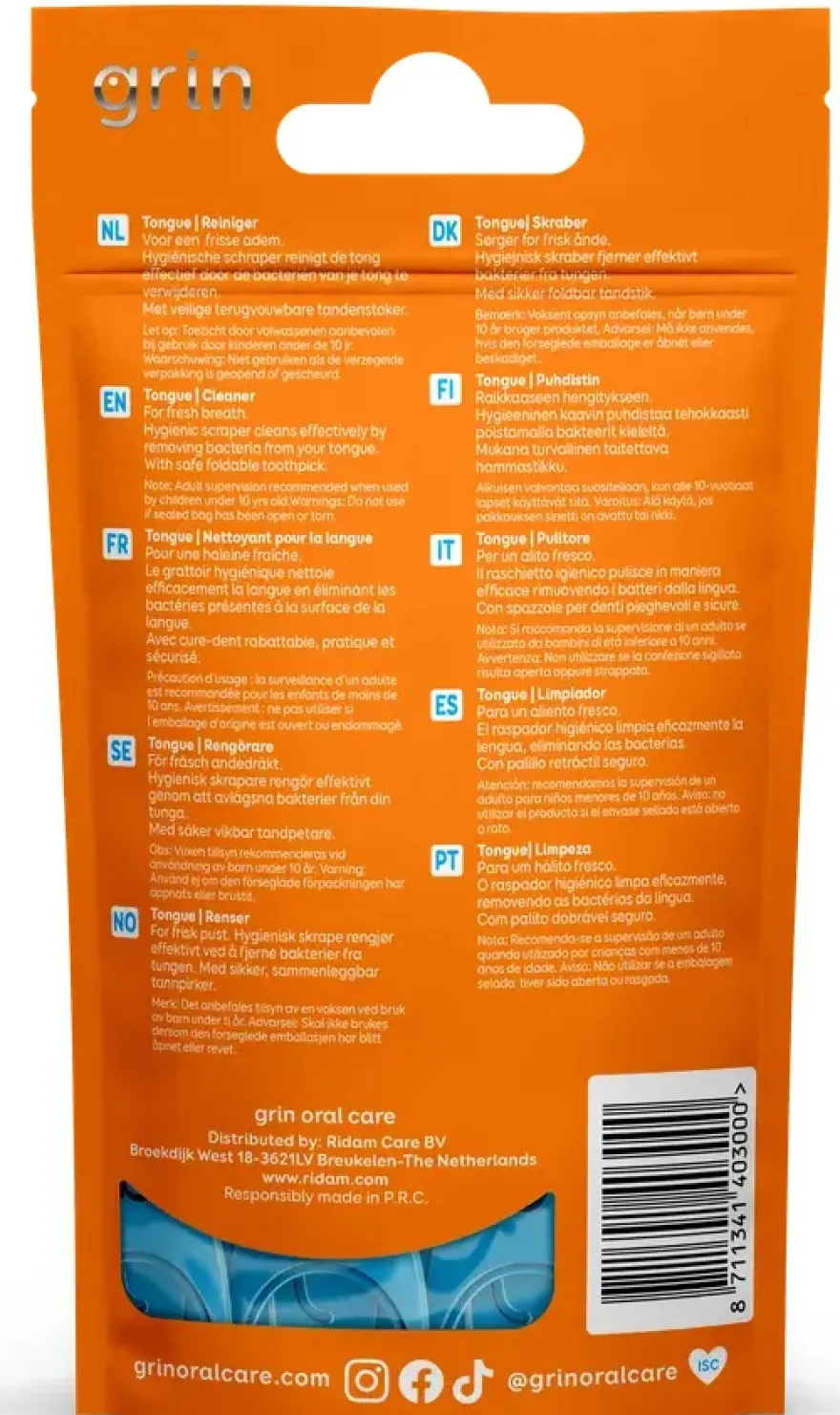Grin Tongue Cleaner (20 stuks)