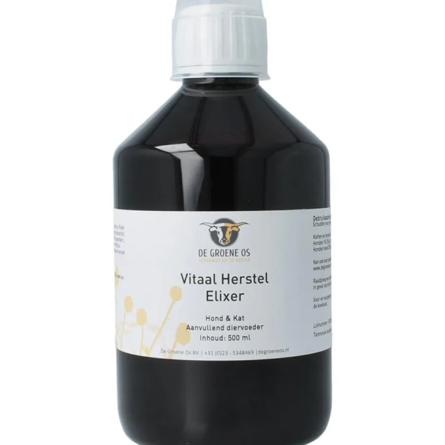 Groene Os Vitaal Herstel Elixer Hond/kat (500 ml)