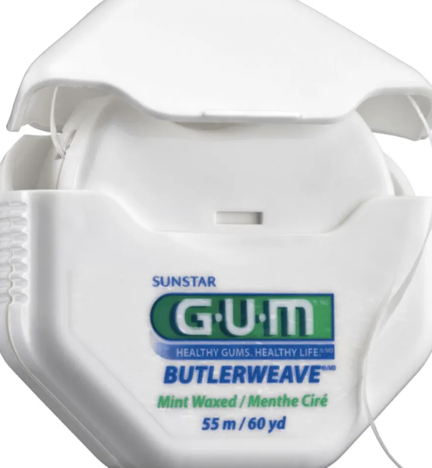 Gum Butlerweave Waxed Mint 55 Meter (1 stuk)