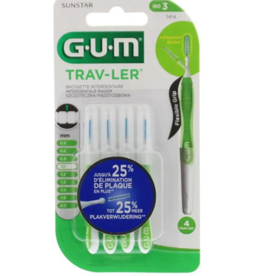 Gum Trav-ler rager 1.1mm (4 stuks)
