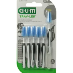 Gum Trav-Ler Ragers 2.6Mm Zwart (6 stuks)