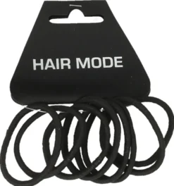 Hair Mode Endless Haarelastiek Zwart (8 stuks)