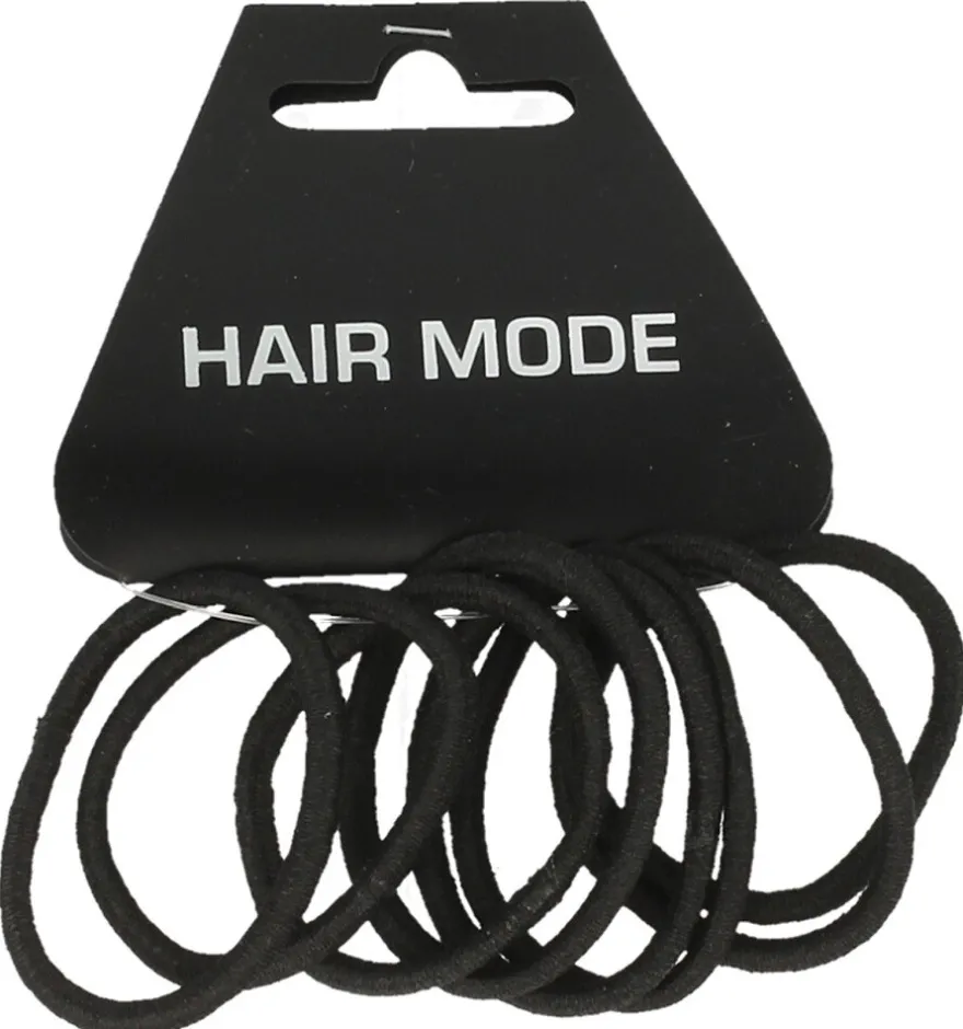 Hair Mode Endless Haarelastiek Zwart (8 stuks)