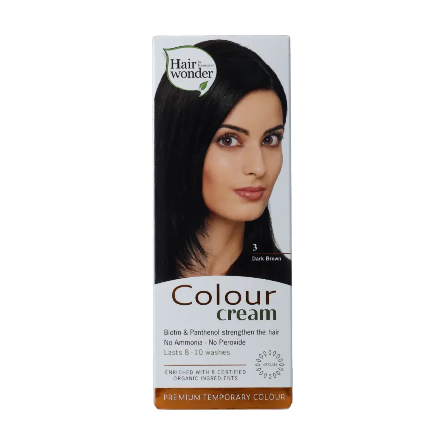 Hairwonder Colour Cream 3 Dark Brown (60 ml)