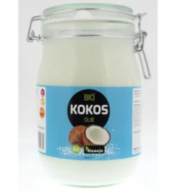 Hanoju Kokosolie Virgin Beugelglas Bio (1000 ml)