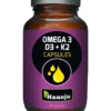 Hanoju Omega 3 & D3 en K2 (90 capsules)