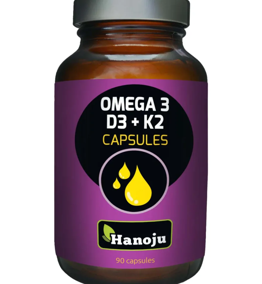 Hanoju Omega 3 & D3 en K2 (90 capsules)