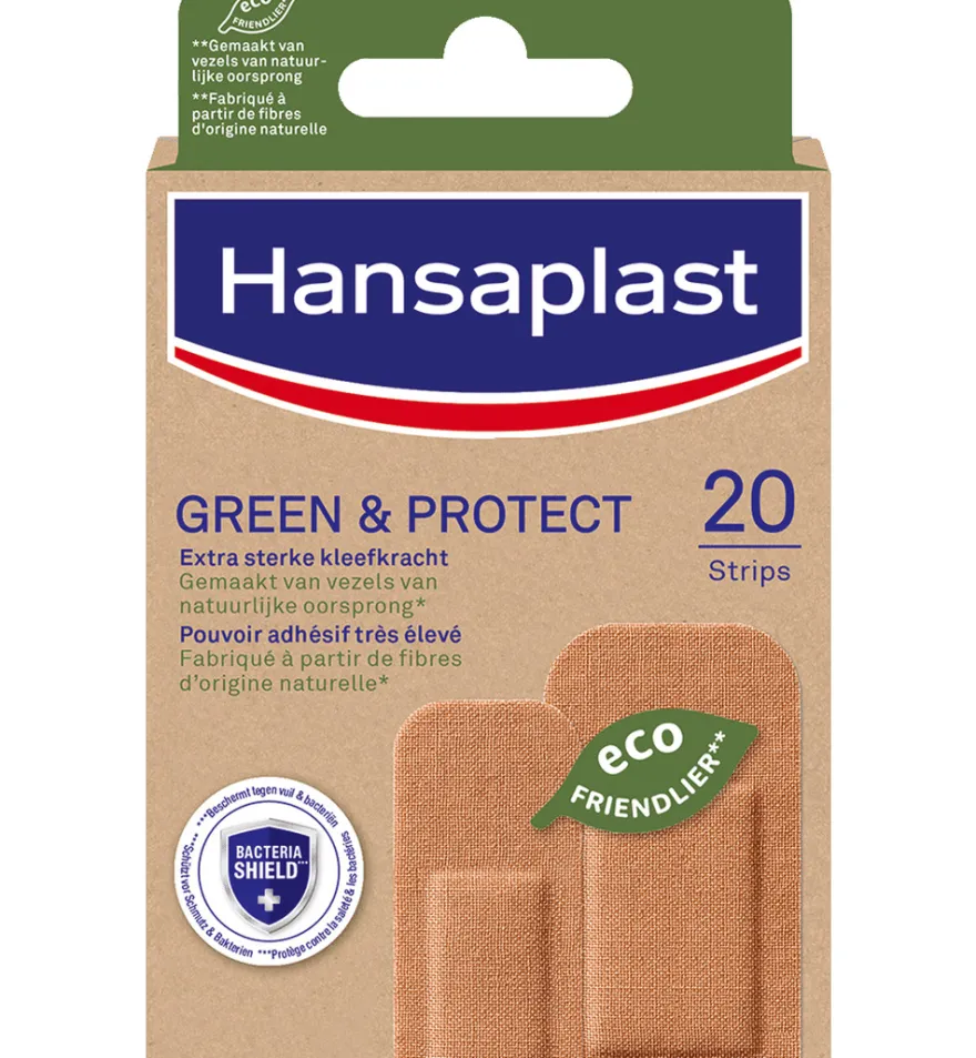 Hansaplast Pleistersgreen & protect (20 stuks)