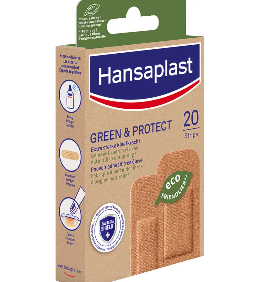 Hansaplast Pleistersgreen & protect (20 stuks)