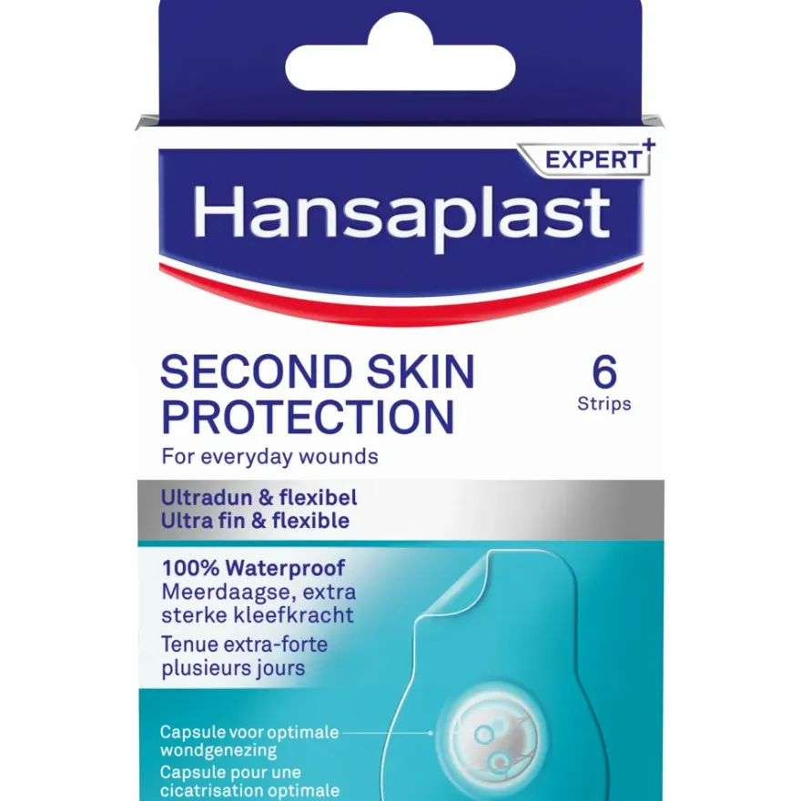 Hansaplast Second Skin Protection Regular Pleisters (6 stuks)