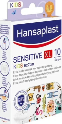 Hansaplast Sensitive kids XL (10 stuks)