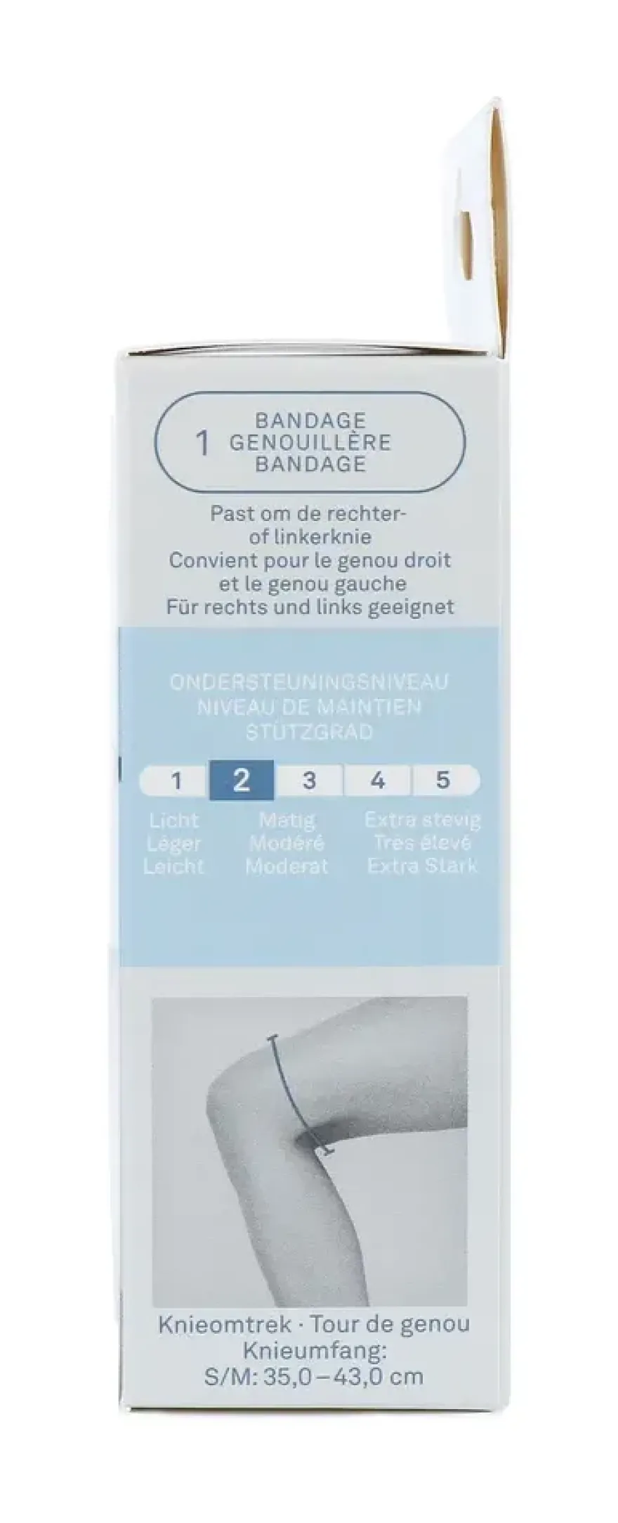 Hansaplast Sport Kniebandage S/M (1 stuk)