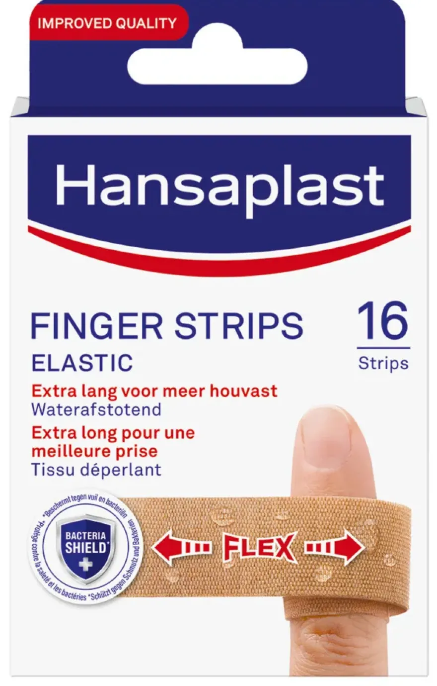 Hansaplast Vingerpleister elastisch strips (16 stuks)