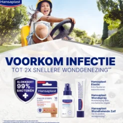 Hansaplast Vingerpleister elastisch strips (16 stuks)