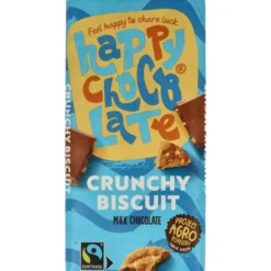 Happy Chocolate Melk Biscuit Bio (100 gr)
