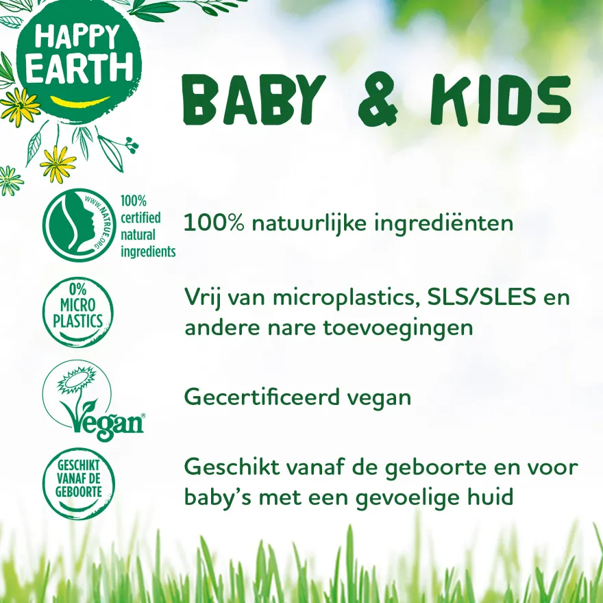 Happy Earth Billencreme zink voor baby & kids (75 ml)
