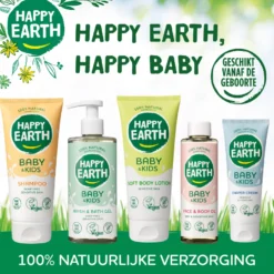 Happy Earth Bodylotion voor baby & kids (200 ml)