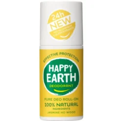Happy Earth Deodorant roll on jasmine ho wood (75 ml)