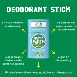 Happy Earth Deostick Cedar Lime (40 gr)