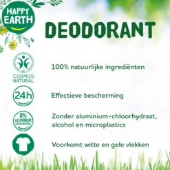 Happy Earth Deostick Cedar Lime (40 gr)