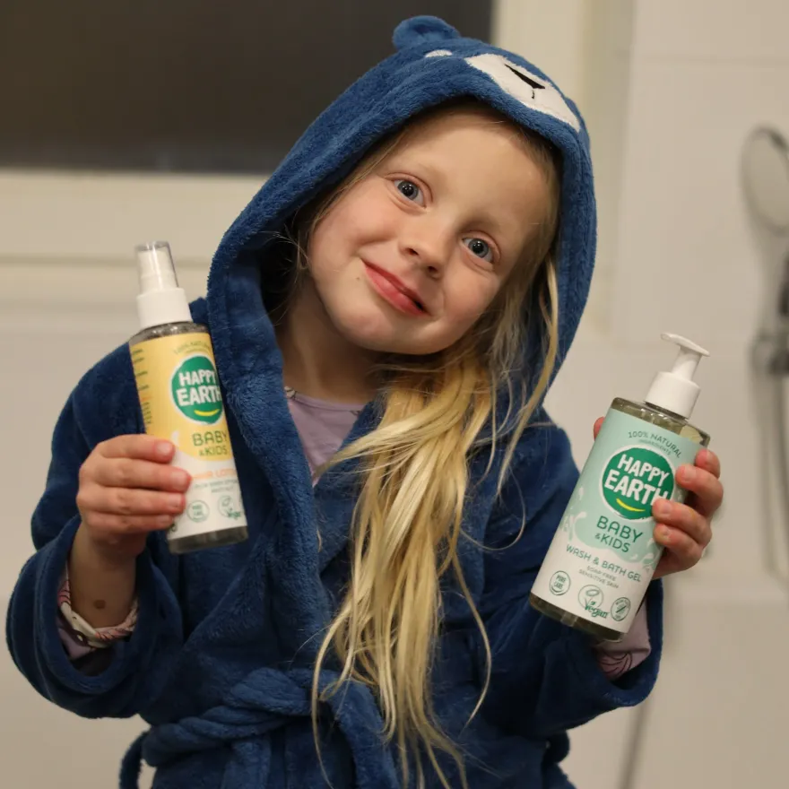 Happy Earth Hairlotion Voor Baby & Kids (150 ml)