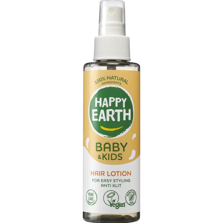 Happy Earth Hairlotion Voor Baby & Kids (150 ml)