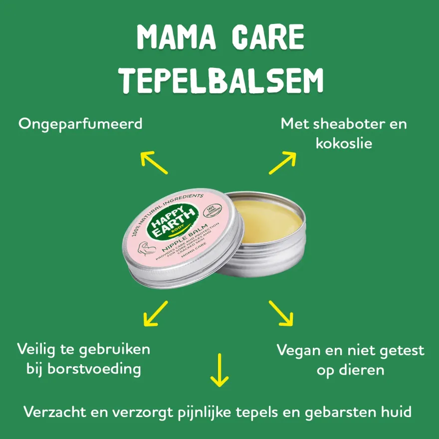 Happy Earth Mama Tepelbalsem (30 gr)