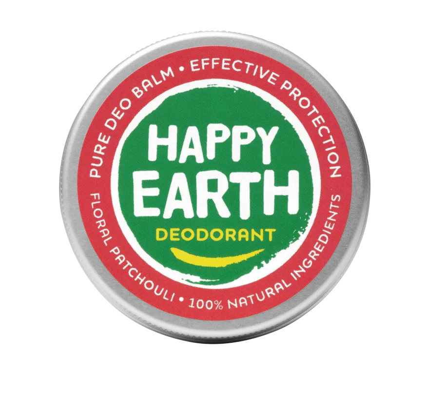 Happy Earth 100% Natuurlijke Deodorant Balm Floral Patchouli (45 gr)