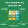 Happy Earth Pure deodorant roll-on cucumber matcha (75 ml)