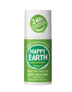 Happy Earth Pure deodorant roll-on cucumber matcha (75 ml)