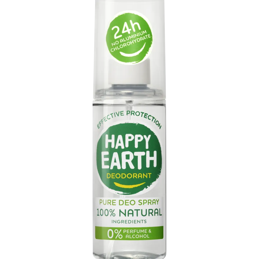 Happy Earth Pure deodorant spray unscented (100 ml)