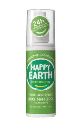 Happy Earth Pure Deodorant Spray Cucumber Matcha (100 ml)