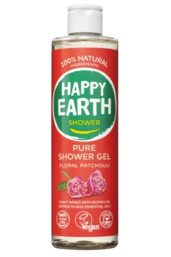 Happy Earth Pure showergel floral patchouli (300 ml)