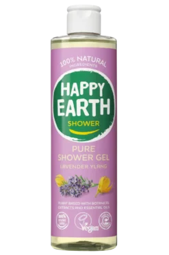 Happy Earth Pure showergel lavender ylang (300 ml)