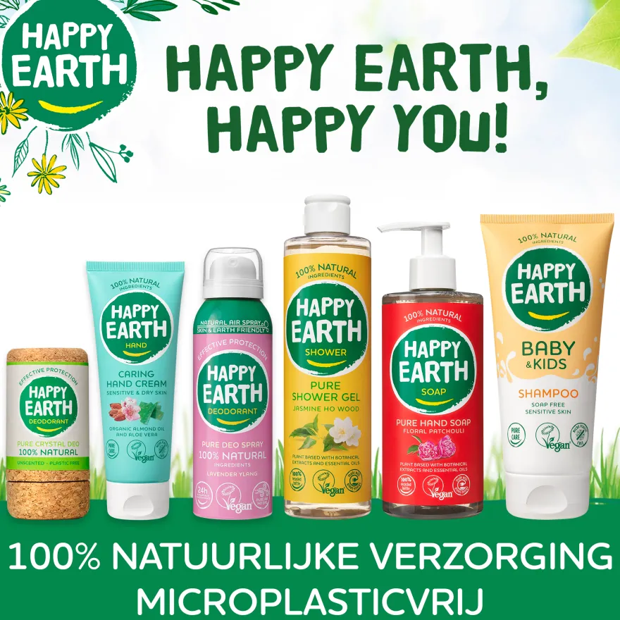 Happy Earth Shower Bar Cedar Lime (90 gr)