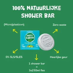 Happy Earth Shower Bar Cedar Lime (90 gr)