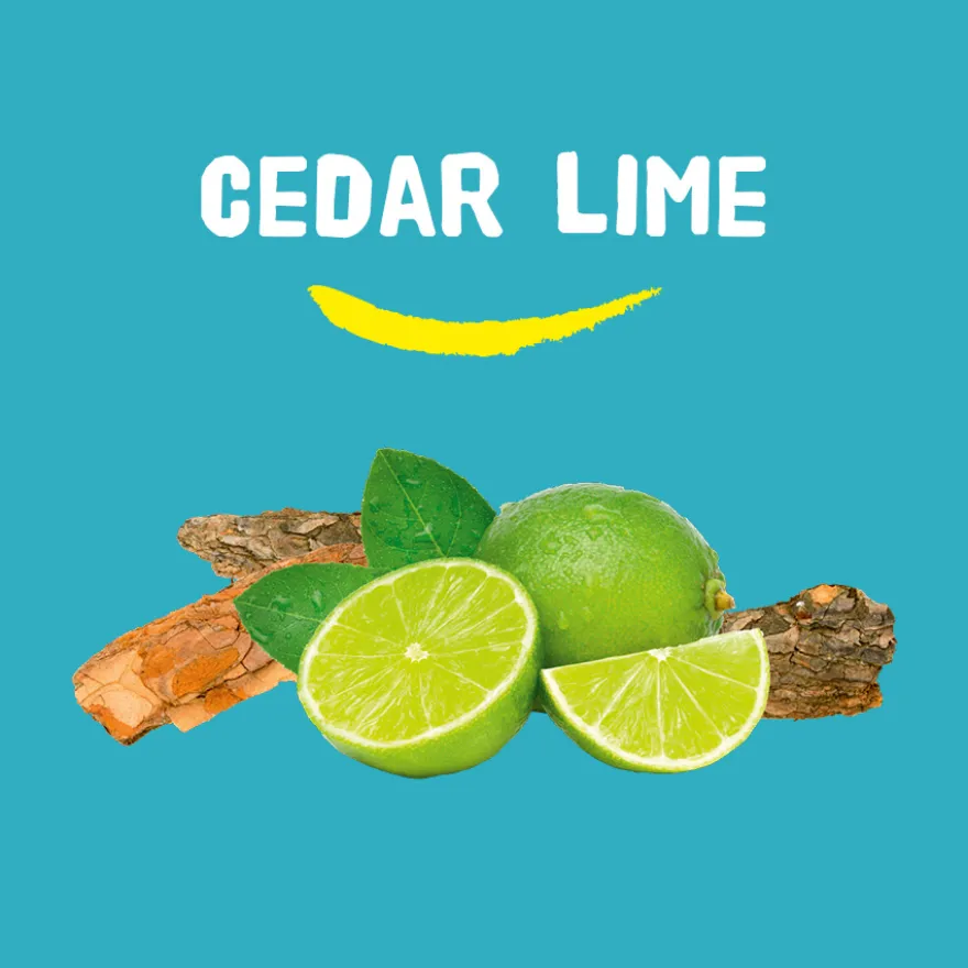 Happy Earth Shower Bar Cedar Lime (90 gr)