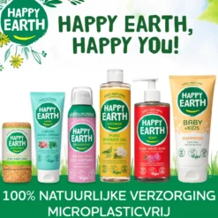 Happy Earth Wasgel creme olie baby & kids (200 ml)