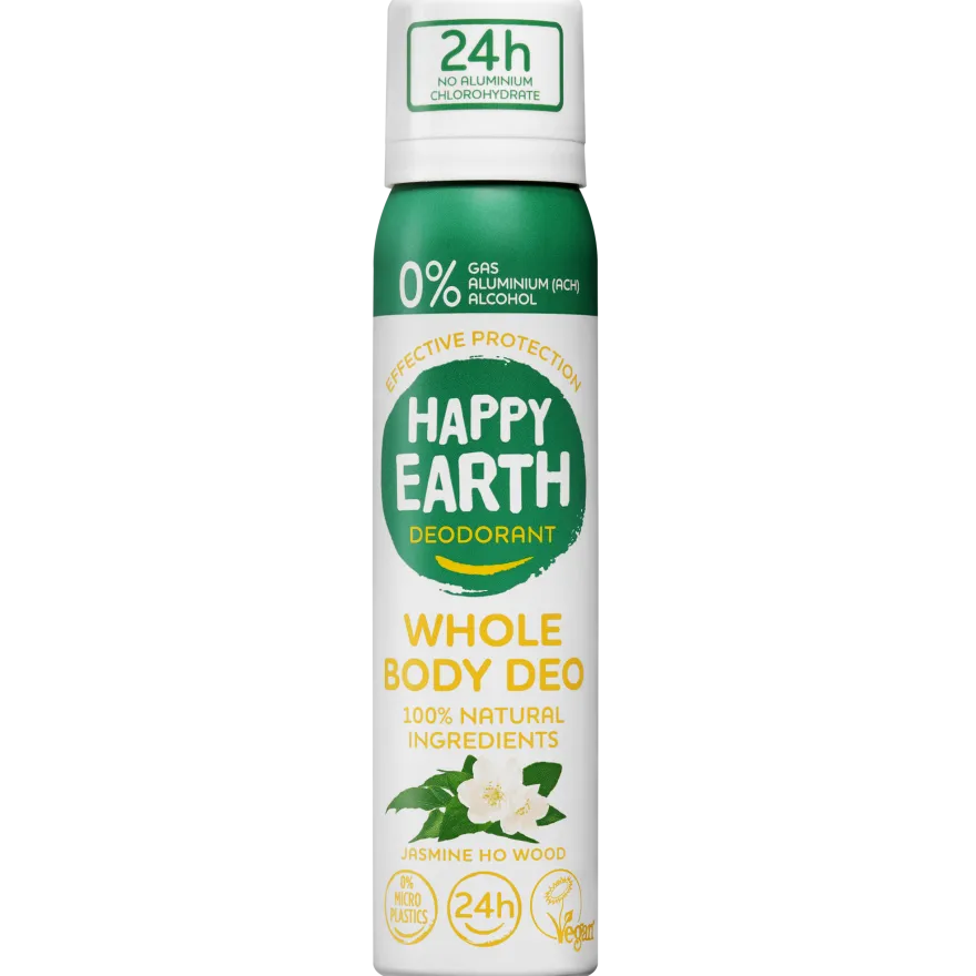 Happy Earth Whole Body Deo Spray Jasmine Ho Wood (100 ml)
