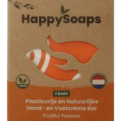 Happysoaps Hand & Voetcreme Bar Fruitful Passion (40 gr)